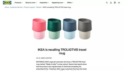 宜家緊急召回問題日用品，消費者需警惕安全隱患